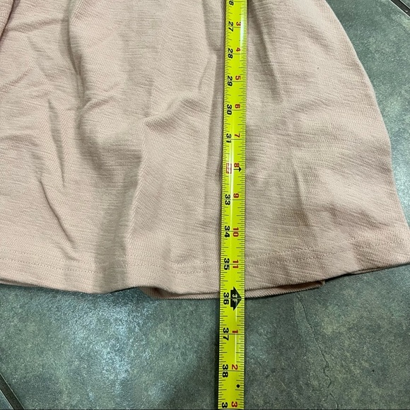 Free People Beach Santa Maria Mini Dress Women's SMALL Light Pink Boho Preppy - Picture 10 of 10